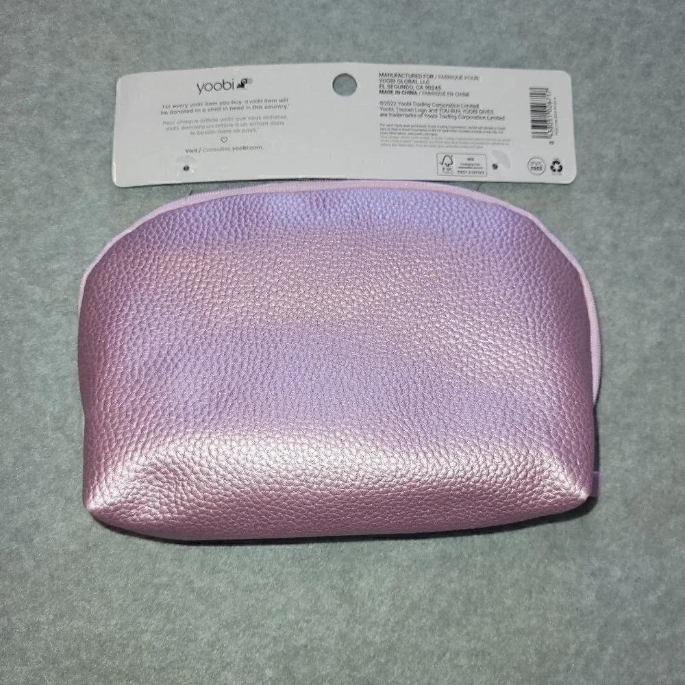 Nwt YOOBI PINK PENCIL CASE/BAG